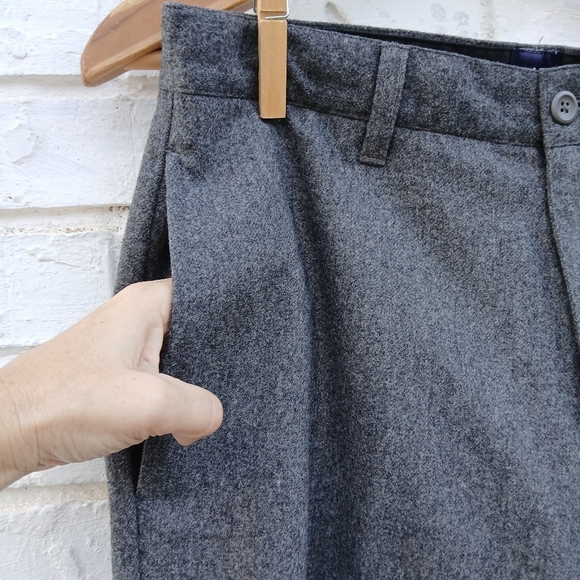 Gap Wool Pants Straight Gray 31x30 - Picture 2 of 5